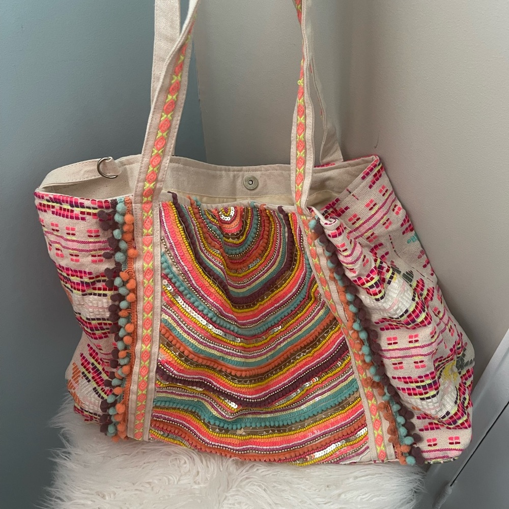 Sequin tote bag from American and beyond
